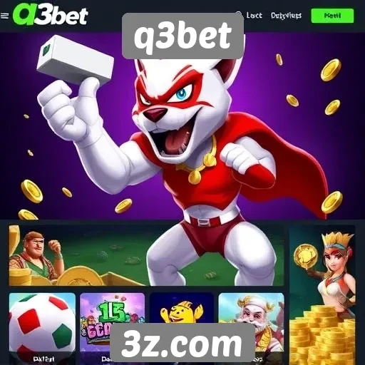 Variedade de jogos disponíveis no q3bet